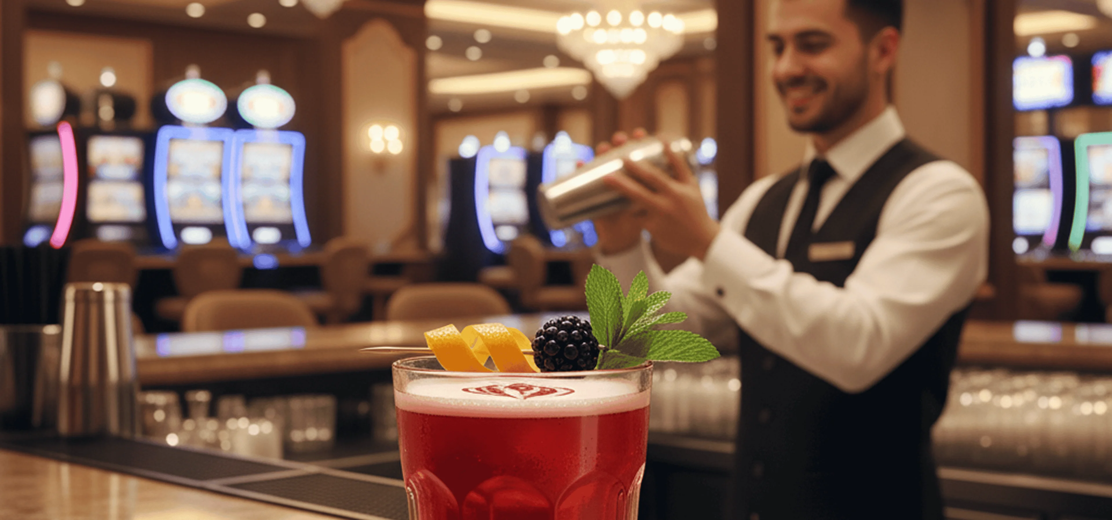 Wnętrze kasyna Amber